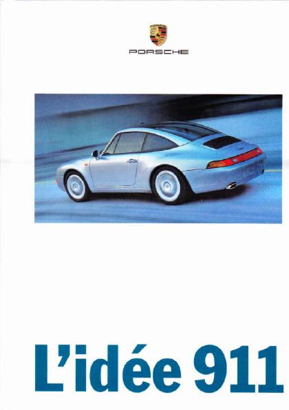 Рекламная брошюра Porsche 993 1997MY